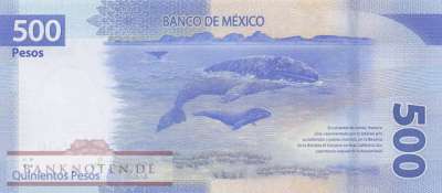 Mexico - 500  Pesos (#141-5_UNC)