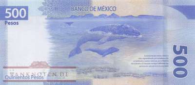 Mexico - 500  Pesos (#141-6-24-6_UNC)