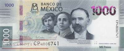 Mexico - 1.000  Pesos (#142-25-3_UNC)