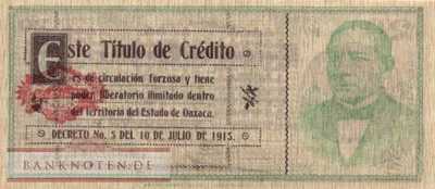 Mexico - Oaxaca - 20  Pesos (#S0959b-P_XF)