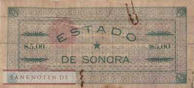 Mexico - Sonora - 5  Pesos (#S1067c3_F)