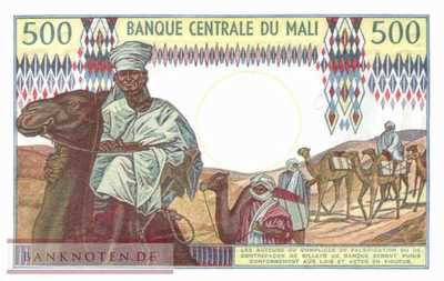 Mali - 500  Francs (#012e_UNC)