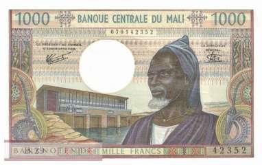 Mali - 1.000  Francs (#013e_UNC)