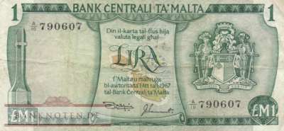 Malta - 1  Lira (#031d_F)