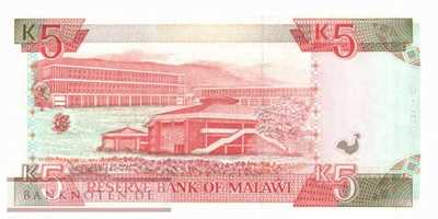 Malawi - 5 Kwacha (#024b_UNC)