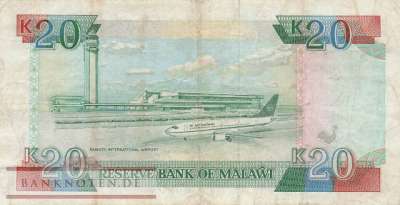 Malawi - 20  Kwacha (#027_F)