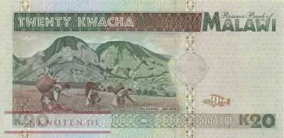 Malawi - 20  Kwacha (#032_UNC)
