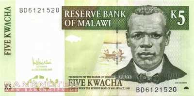 Malawi - 5  Kwacha (#036c_UNC)