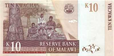 Malawi - 10 Kwacha (#037_UNC)