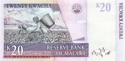 Malawi - 20  Kwacha (#038b_UNC)