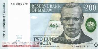 Malawi - 200  Kwacha (#041_UNC)