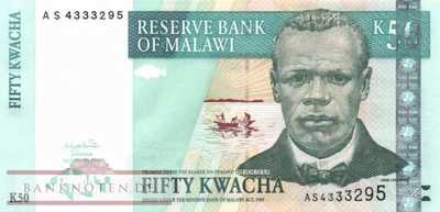 Malawi - 50  Kwacha (#045b_UNC)