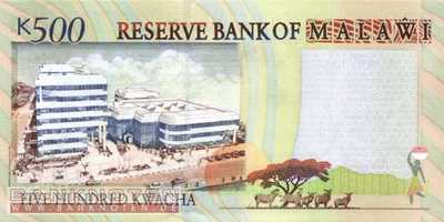 Malawi - 500  Kwacha (#048a_UNC)