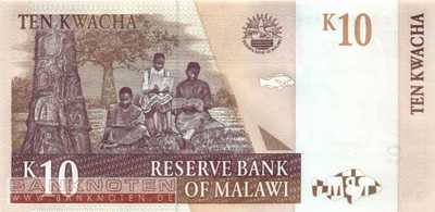 Malawi - 10  Kwacha (#051a_UNC)