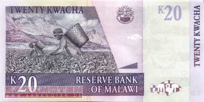 Malawi - 20  Kwacha (#052a_UNC)