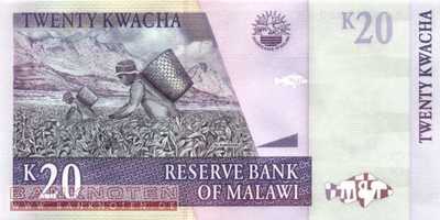 Malawi - 20  Kwacha (#052c_UNC)