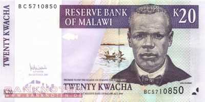 Malawi - 20  Kwacha (#052c_UNC)