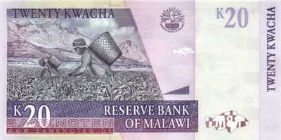 Malawi - 20  Kwacha (#052d_UNC)
