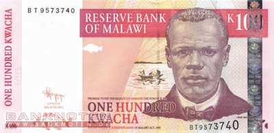 Malawi - 100  Kwacha (#054c_UNC)