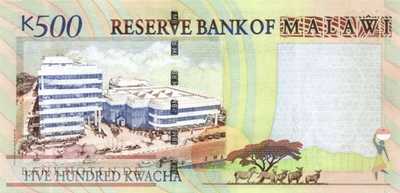 Malawi - 500  Kwacha (#056a_UNC)
