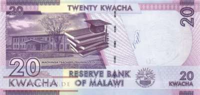 Malawi - 20  Kwacha (#063e_UNC)