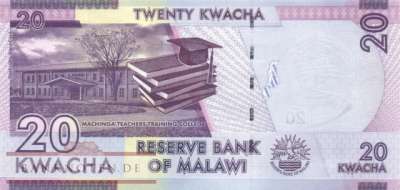 Malawi - 20  Kwacha (#063f_UNC)