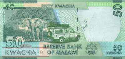 Malawi - 50  Kwacha (#064g_UNC)