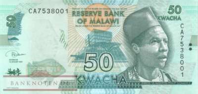 Malawi - 50  Kwacha (#064g_UNC)