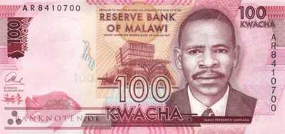 Malawi - 100  Kwacha (#065a_UNC)