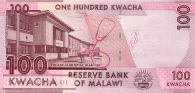 Malawi - 100  Kwacha (#065b_UNC)