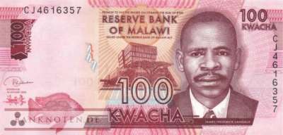 Malawi - 100  Kwacha (#065e_UNC)