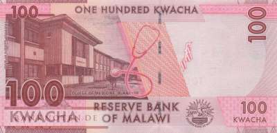 Malawi - 100  Kwacha (#065f_UNC)