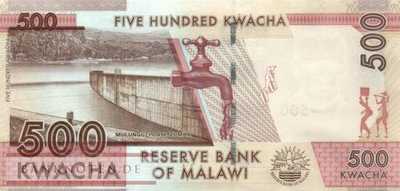 Malawi - 500  Kwacha (#066b_UNC)
