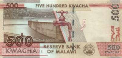 Malawi - 500  Kwacha (#066c_UNC)