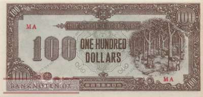 Malaya - 100  Dollars (#M009_UNC)
