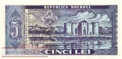 Moldavia - 5  Lei (#006_UNC)