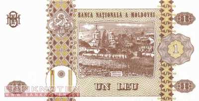 Moldavia - 1  Leu (#008f_UNC)