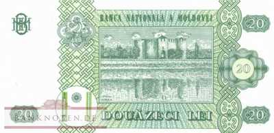 Moldavia - 20  Lei (#013f_UNC)