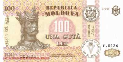 Moldawien - 100  Lei (#015b_UNC)