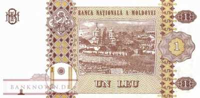 Moldavia - 1  Leu (#021a_UNC)