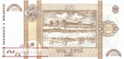 Moldavia - 100  Lei (#025b_UNC)