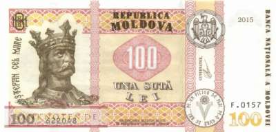 Moldavia - 100  Lei (#025b_UNC)