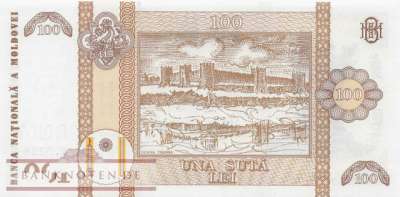 Moldawien - 100  Lei (#025c_UNC)