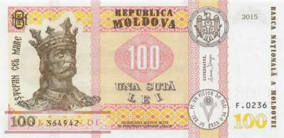 Moldawien - 100  Lei (#025c_UNC)