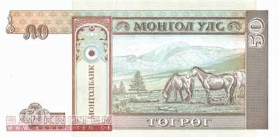 Mongolei - 50  Tugrik (#056_UNC)