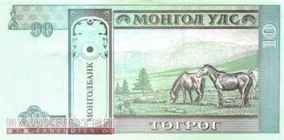 Mongolei - 10 Tugrik (#062d_UNC)