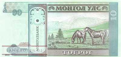 Mongolia - 10  Tugrik (#062f_UNC)