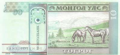 Mongolia - 10  Tugrik (#062j_UNC)