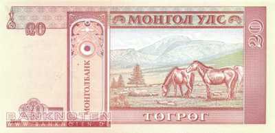 Mongolei - 20  Tugrik (#063e_UNC)