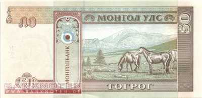 Mongolei - 50  Tugrik (#064a_UNC)